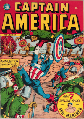 Captain America Comics #20: Sub-Mariner appearance. Click for values