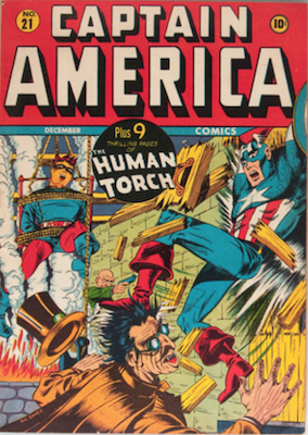 Captain America Comics #21. Click for current values.