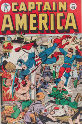Captain America Comic #46: Holocaust Cover. Click for current values.