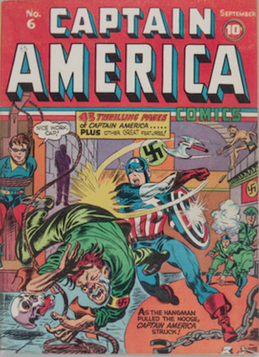 Captain America Comics #6. Click for current values.