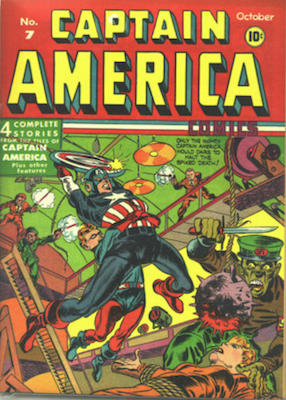 Captain America Comics #7. Click for current values.