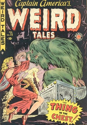 Captain America Comics #75 (1950): Rare Captain America horror comic, retitled "Captain America's Weird Tales"; last Cap comic until 1954. Click for value