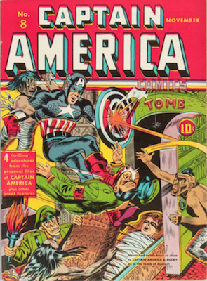 Captain America Comics #8. Click for current values.