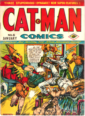 Cat-Man Comics #6. Click for current values.