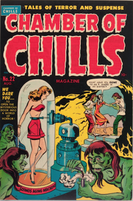 Chamber of Chills #2 was numbered #22, published 1951. Click for current values.