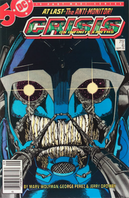 Crisis on Infinite Earths #6 (1985): Peacemaker joins the DC Universe. Click for values Crisis on Infinite Earths #6 (1985): Peacemaker joins the DC Universe. Click for values