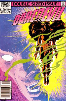 Daredevil #190 (Marvel, 1983): Resurrection of Elektra. Click for values