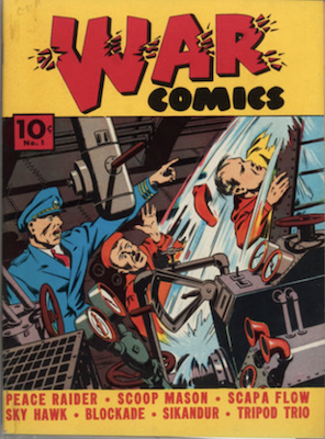 War Comics #1 (1940), Dell. Click for values