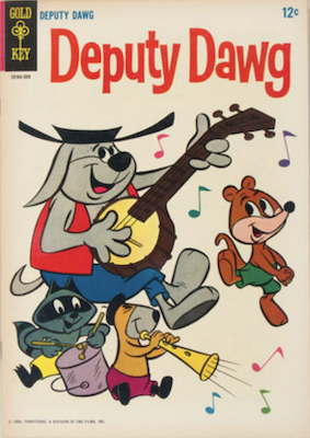 Deputy Dawg #1 (1965), Gold Key comics. Click for values