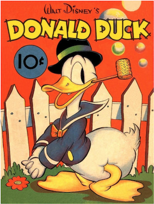 Donald Duck (1938). Click for values.
