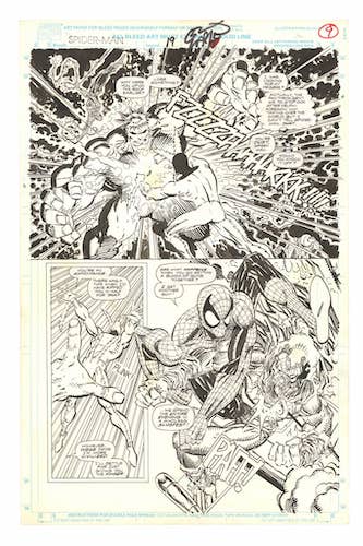 $19,800: Erik Larsen Spider-Man #19, page #9, record for this piece!