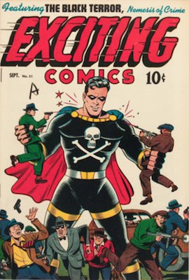 Exciting Comics #51: First appearance of Miss Masque. Click for current values. Exciting Comics #51: First appearance of Miss Masque. Click for current values.