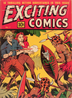 Exciting Comics #7. Click for current values.
