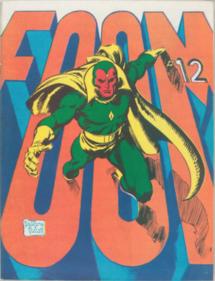 FOOM #12 (Friends of Old Marvel):Vision Cover. Click for values.