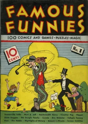 Famous Funnies #1 (1934): First comic book sold to the public. Click for values