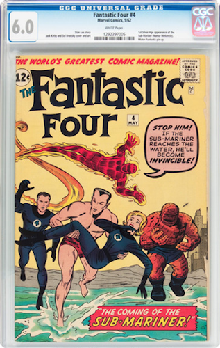 Marvel Villains #1: Namor the Sub-Mariner. Invest in a clean-looking CGC 6.0. Click for values