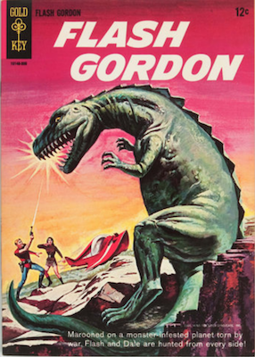 Flash Gordon #1 (1965), Gold Key comics. Click for values