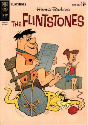 Flintstones #7 (1962), 1st Gold Key issue in Flintstones comics. Click for values