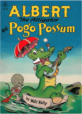 Pogo Possum and Albert the Alligator: Four Color #105 (1946). Click for values