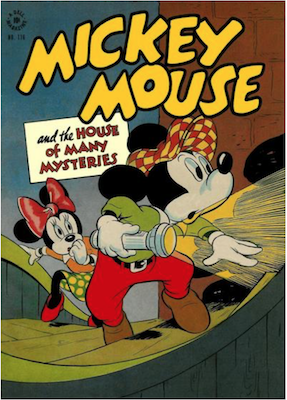 Four Color #116: Mickey Mouse and the House of Many Mysteries. Click for values.