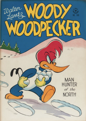 Woody Woodpecker (#1): Four Color #169, Dell Comics. Click for values
