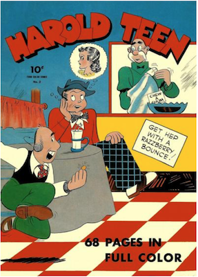 Harold Teen: Four Color #2 (1942). Click for values