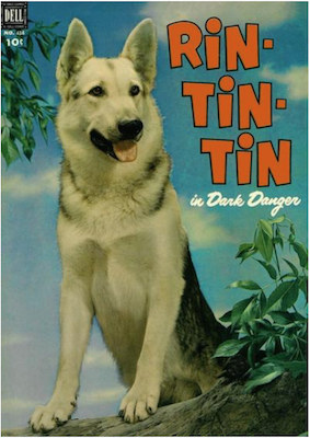 Four Color #434: Rin Tin Tin (#1) in Dark Danger. Click for values.