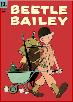 Four Color #469: Beetle Bailey (#1). Click for values.