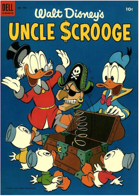 Four Color #495: Uncle Scrooge (#3) by Carl Barks. Click for values