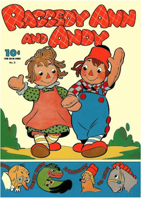Four Color #5: Raggedy Ann and Andy (#1). Click for values.