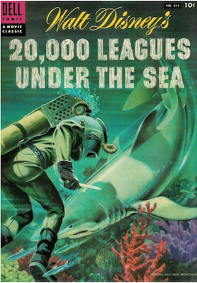 Four Color #614: 20,000 Leagues Under the Sea. Click for values.