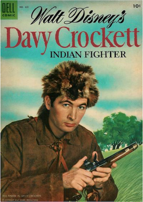 Four Color #631: Davy Crockett, Indian Fighter (#1). Click for values.
