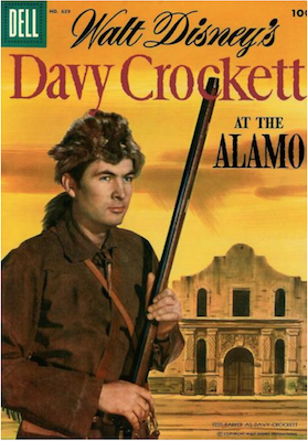 Four Color #639: Davy Crockett at the Alamo. Click for values.