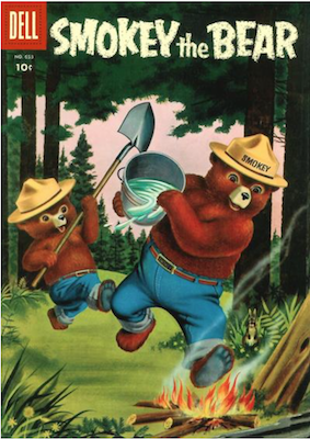 Four Color #653: Smokey the Bear (#1). Click for values.