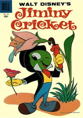 Jiminy Cricket (#1): Four Color Comics #701. Dell. Click for values
