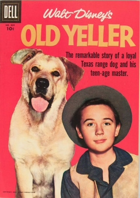 Old Yeller: Four Color #869. Dell. Click for values