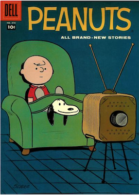 Peanuts Comic Books by Dell Comics