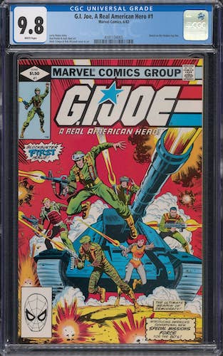 $3,300: G.I. Joe, A Real American Hero #1, record sale for the grade!