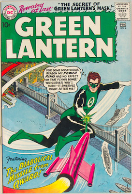 Green Lantern Comic #4: Check values here