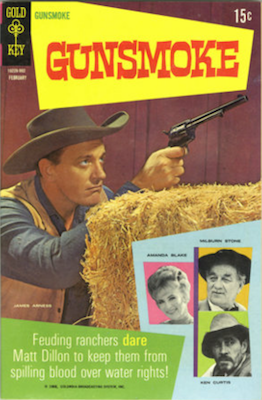 Gunsmoke #1 (1969), Gold Key comics. Click for values
