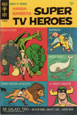 Hanna-Barbera Super TV Heroes #1, Gold Key comics. Click for values