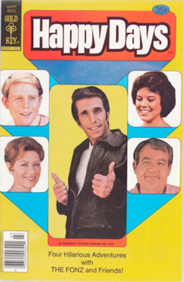 Happy Days #1 (1979), Gold Key comics. Click for values