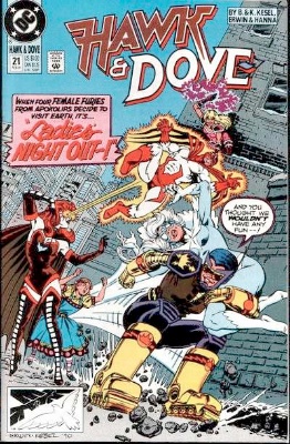 Origin and First Appearance, Speed Queen, Hawk and Dove (vol. 2) #21, DC Comics, 1991. Click for value Origin and First Appearance, Speed Queen, Hawk and Dove (vol. 2) #21, DC Comics, 1991. Click for value