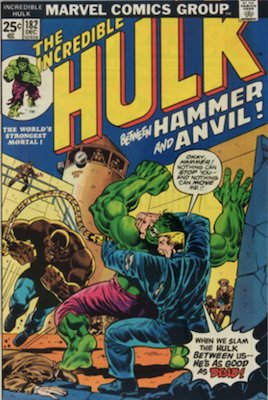 Incredible Hulk #182, the second brief appearance of Wolverine