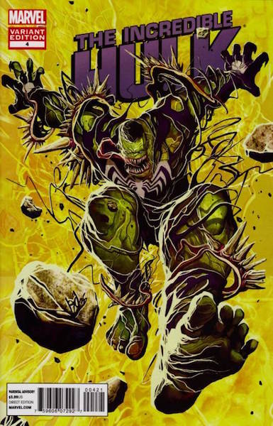 #49: Incredible Hulk 4 Del Mundo Venom Variant (2012). Click for values