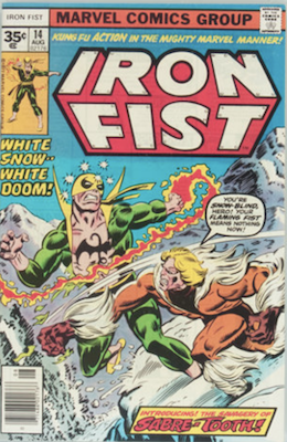 Iron Fist #14: Rare 35c Price Variant. Click for value