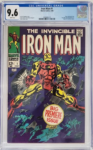 Iron Man #1 CGC 9.6