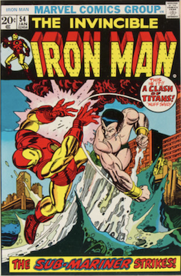 Iron Man #54: Click Here for Values