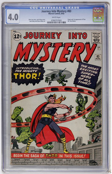 This Journey into Mystery #83 is graded 4.0 by CGC. It is clean, free of major damage and really nice for the grade.