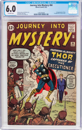 IF you can find one, then a CGC 6.0 of Journey into Mystery #84 would be the perfect 'better than usual' investment copy. Click to buy a copy from Goldin